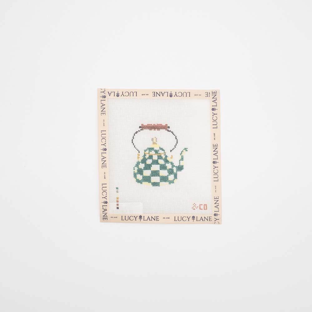 Teapot Canvas - Needlepoint & Co