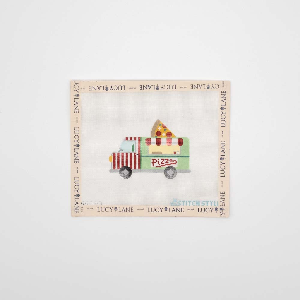 Pizza Truck Canvas - Stitch Style