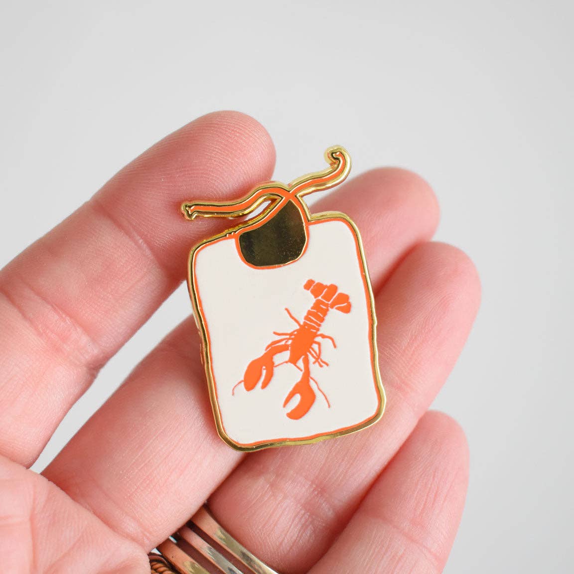 Lobster Bib Needle Minder - Sara Fitz