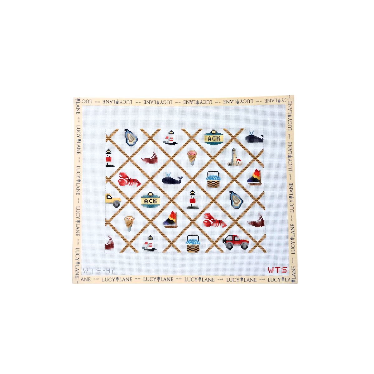 Nantucket Trellis Canvas - What's the Stitch