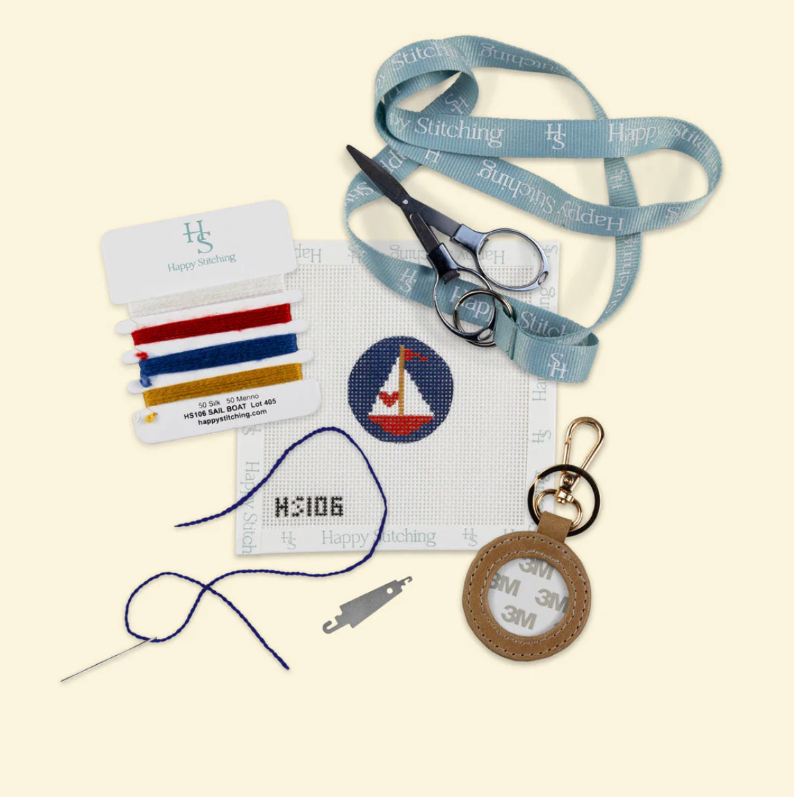 Needlepoint 101: All-Inclusive Self-Finishing Key Fob Workshop | Thursday, August 27th | 6:30-8pm