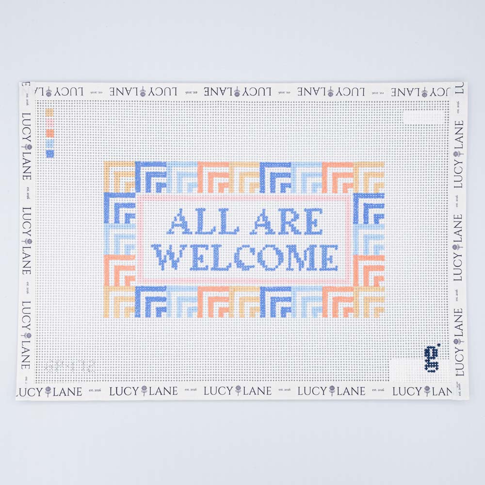 All Are Welcome Canvas - Goodpoint Needlepoint