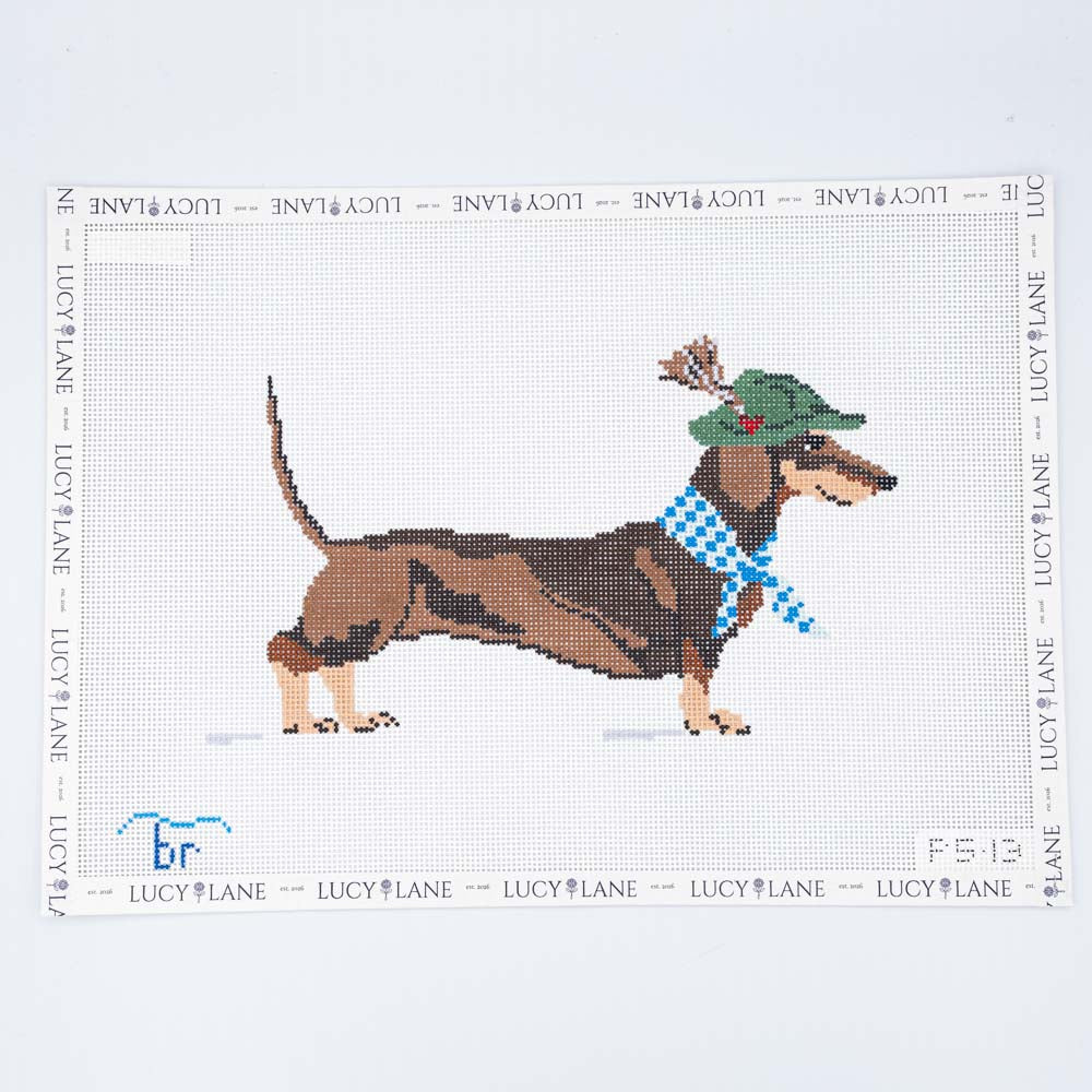 Dackel Canvas - Blue Ridge Stitchery