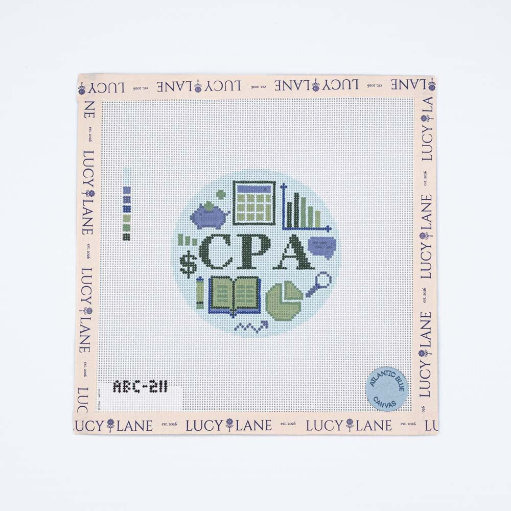 CPA Round Canvas - Atlantic Blue Canvas