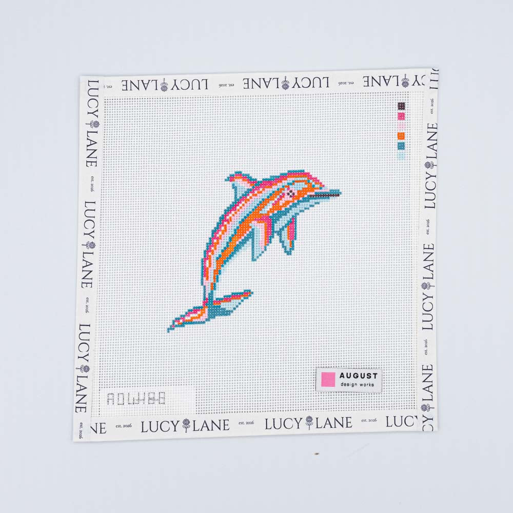 Dolphin Canvas - August Design Works