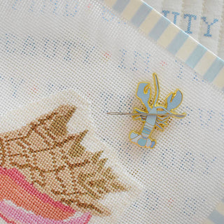 Blue Lobster Needle Minder - Sara Fitz