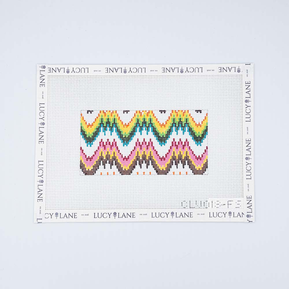Flame Stitch Canvas - Rectangular Insert - C'ate La Vie