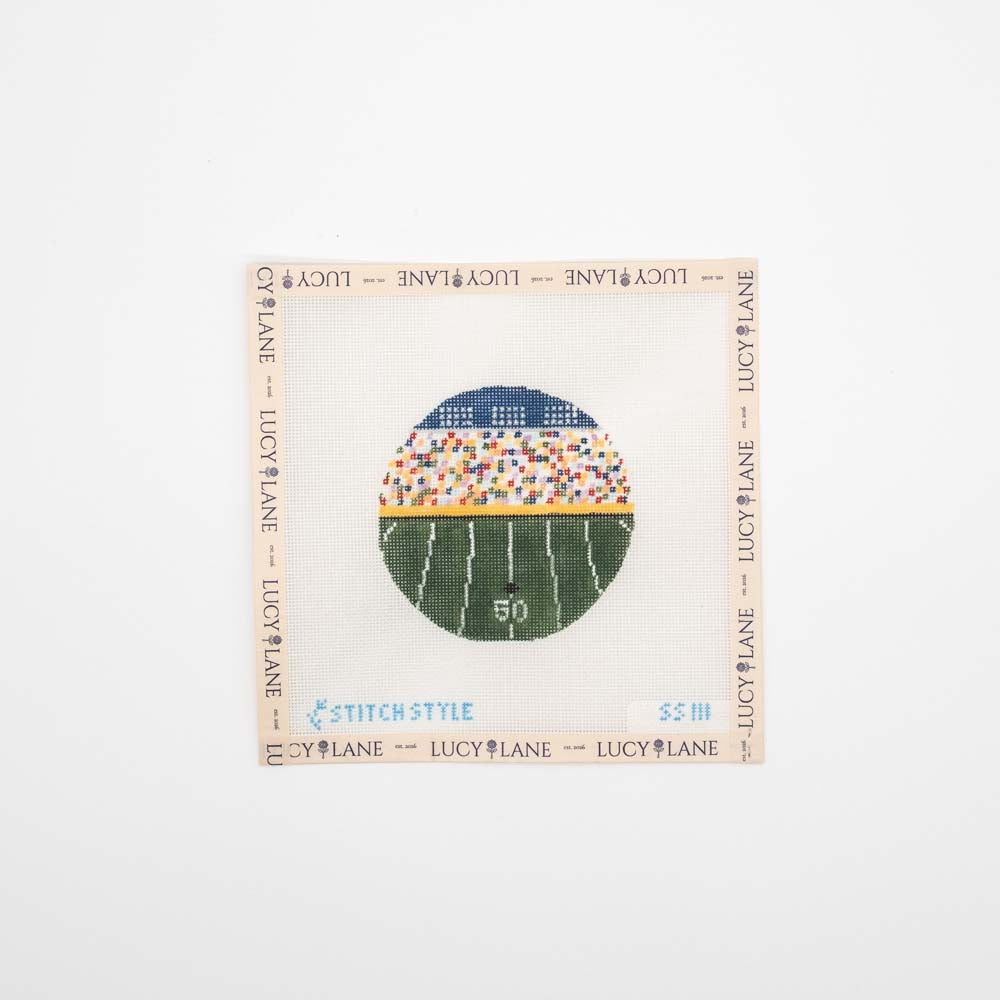 Football Stadium Canvas - Stitch Style