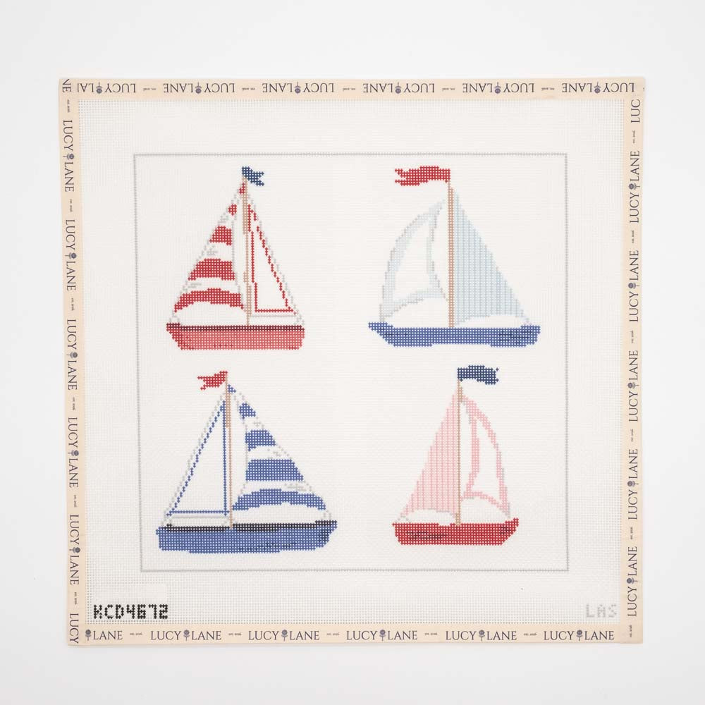 Four Sailboats