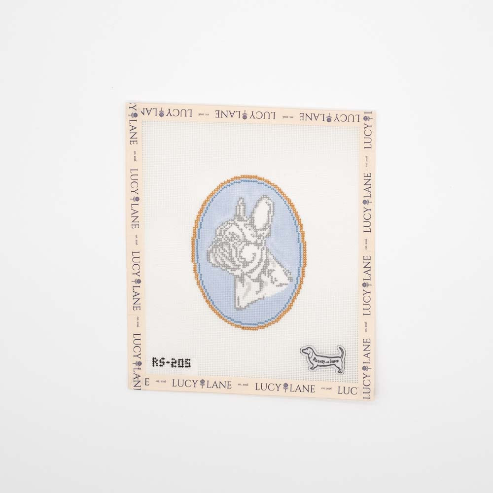The French Bulldog Cameo Canvas - Rooney and Stitch
