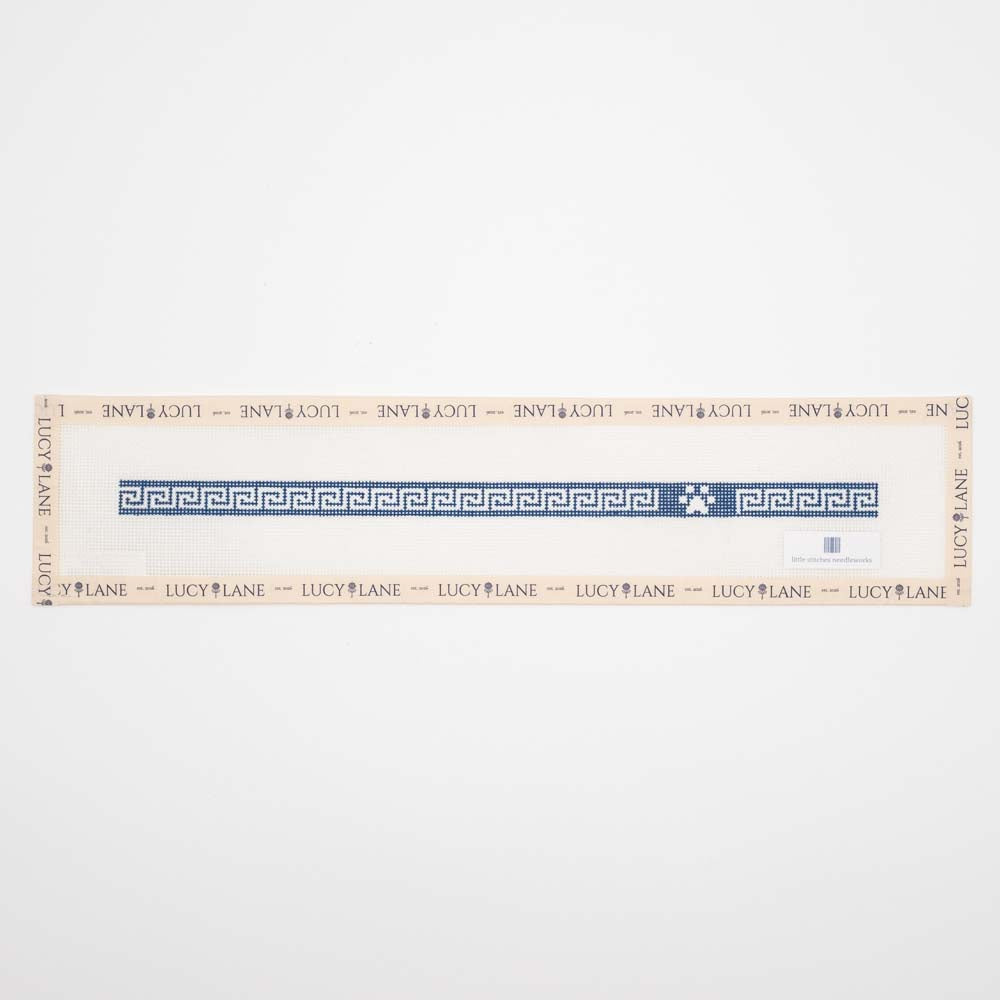 Greek Key Dog Collar Big Dog - Little Stitches Needleworks
