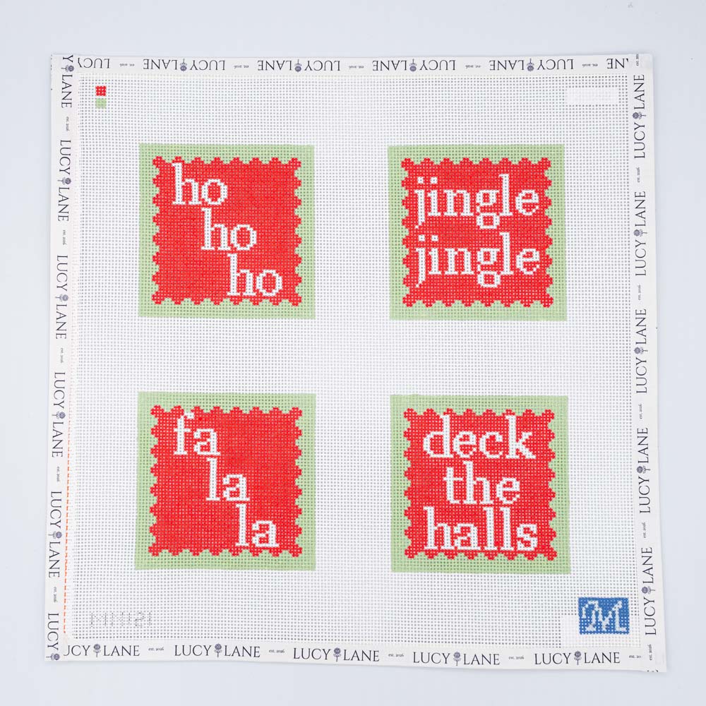 Holiday Cheers Coasters Canvas - Maura Nolan Designs