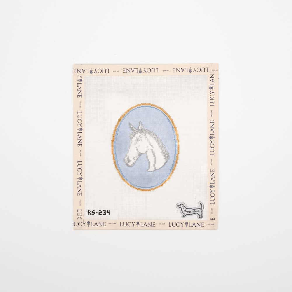 The Horse Cameo Canvas - Rooney and Stitch