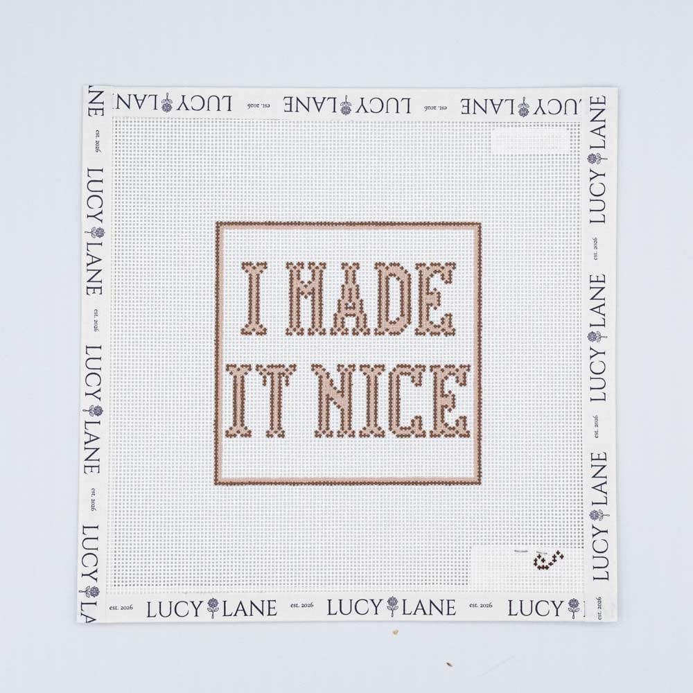 I Made it Nice Canvas - Sunday Shoppe