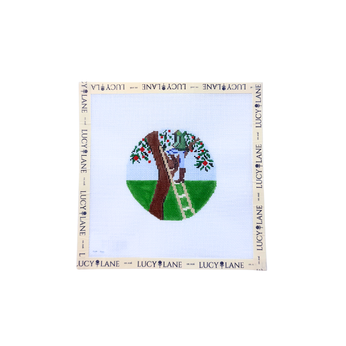 Apple Picking Canvas with Stitch Guide - Stitch Style