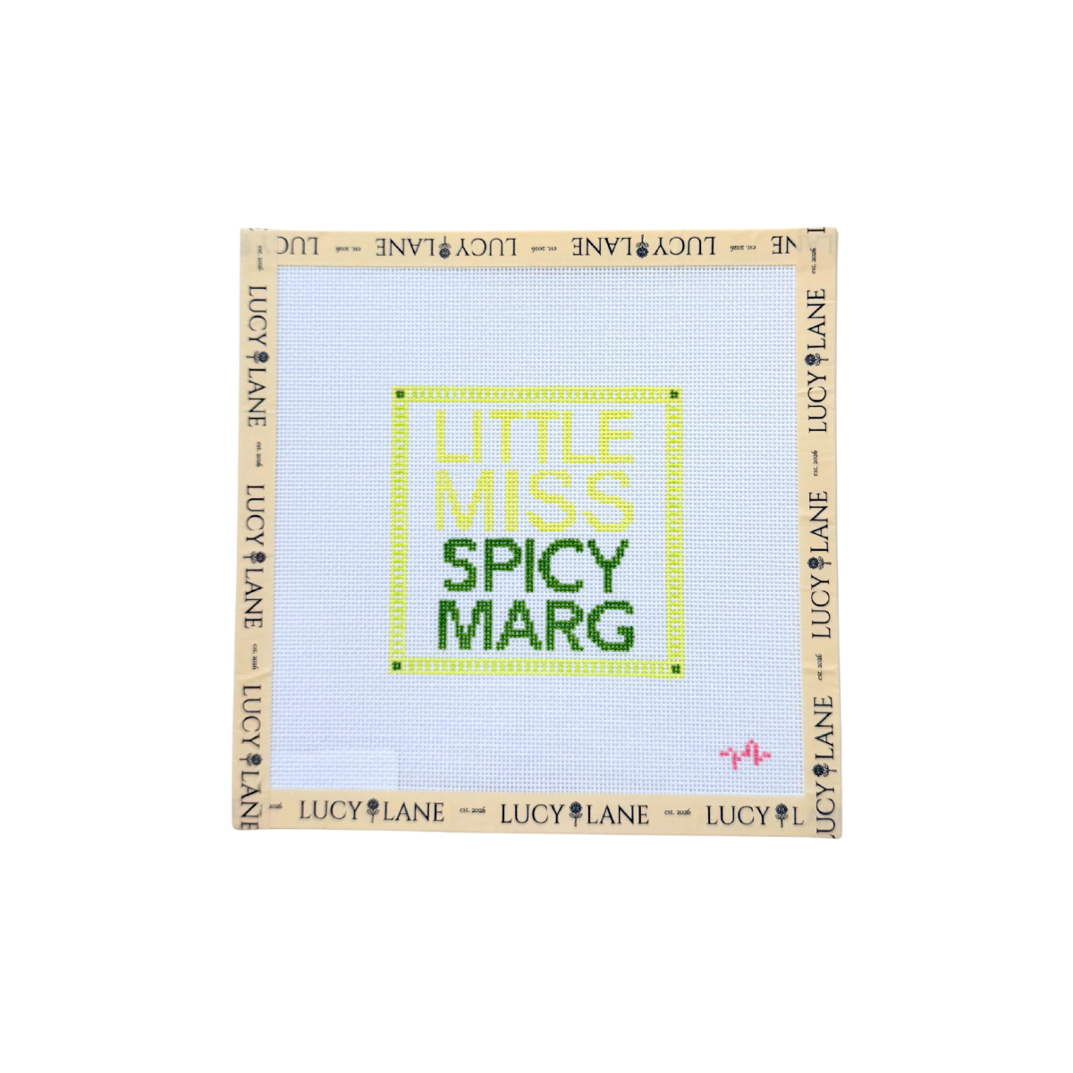 Little Miss Spicy Marg Canvas - Code Thread Needlepoint