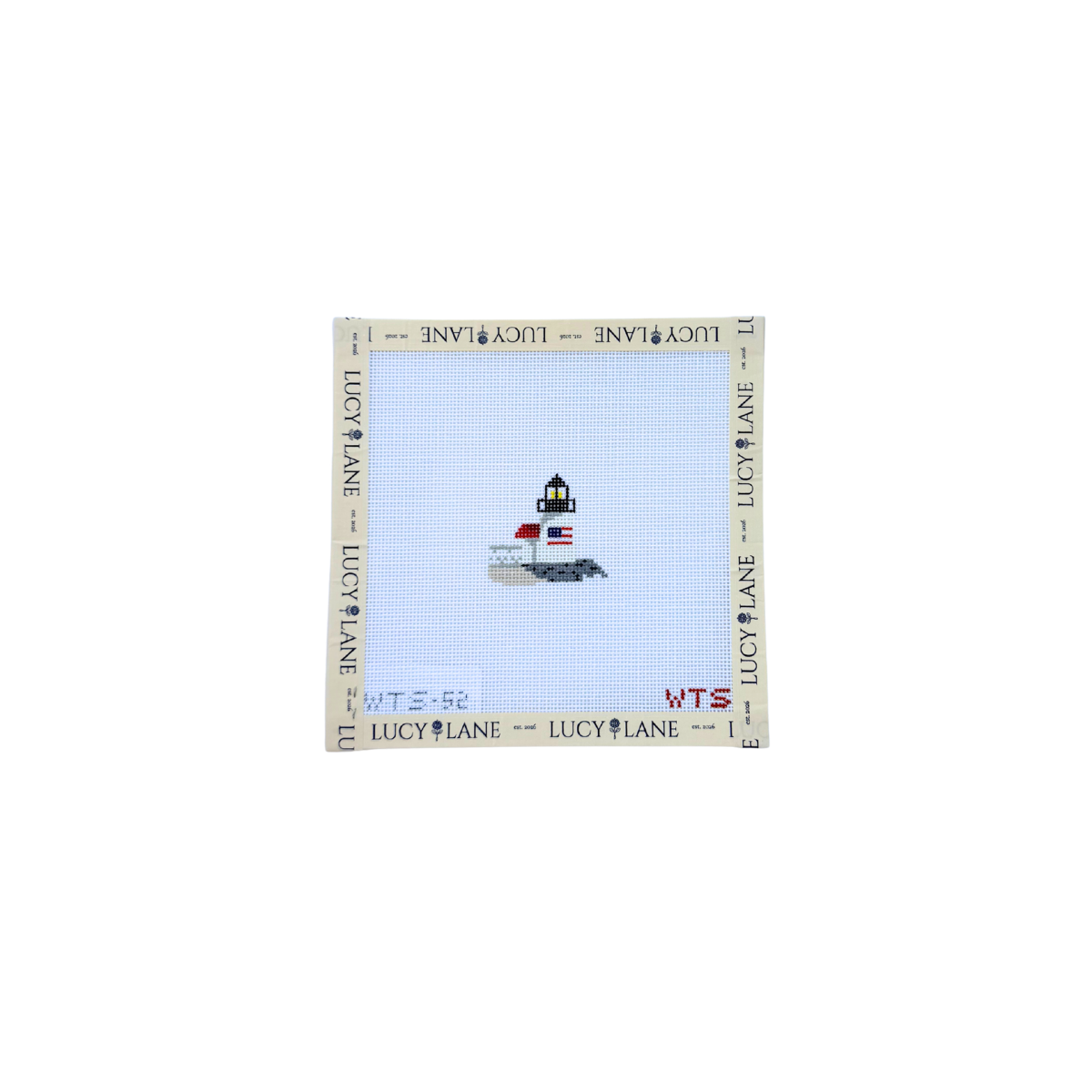 Mini Brant Point Light Canvas - What's the Stitch