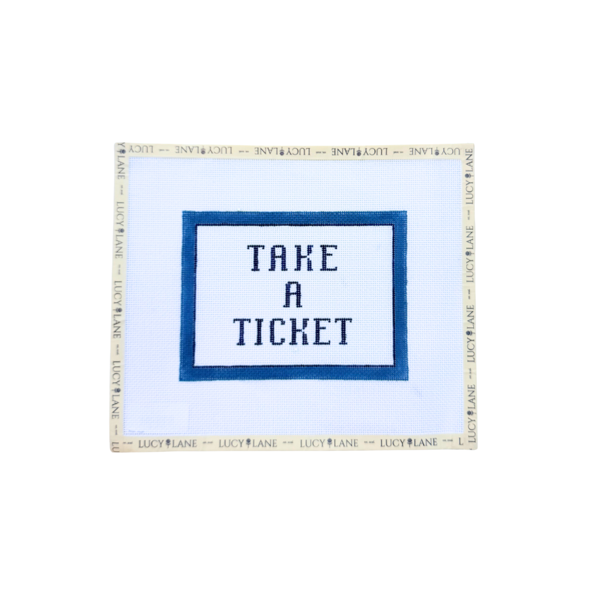 Take a Ticket Canvas - Stitch Style