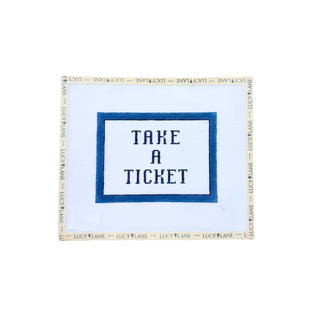 Take a Ticket Canvas - Stitch Style