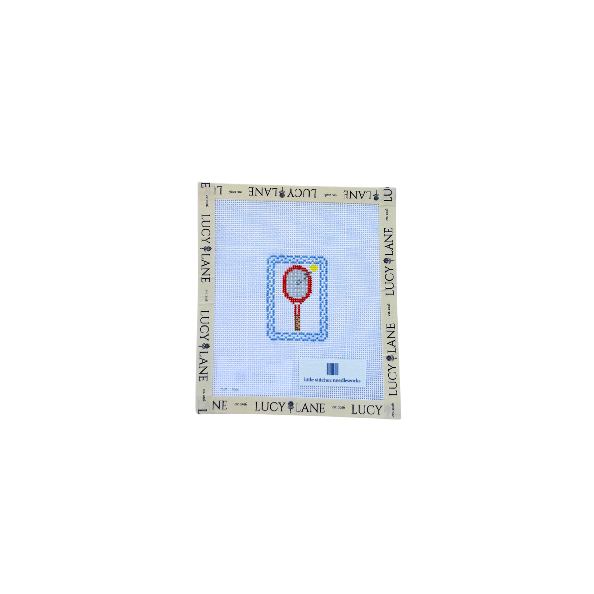 Tennis Patch Canvas - Little Stitches Needleworks