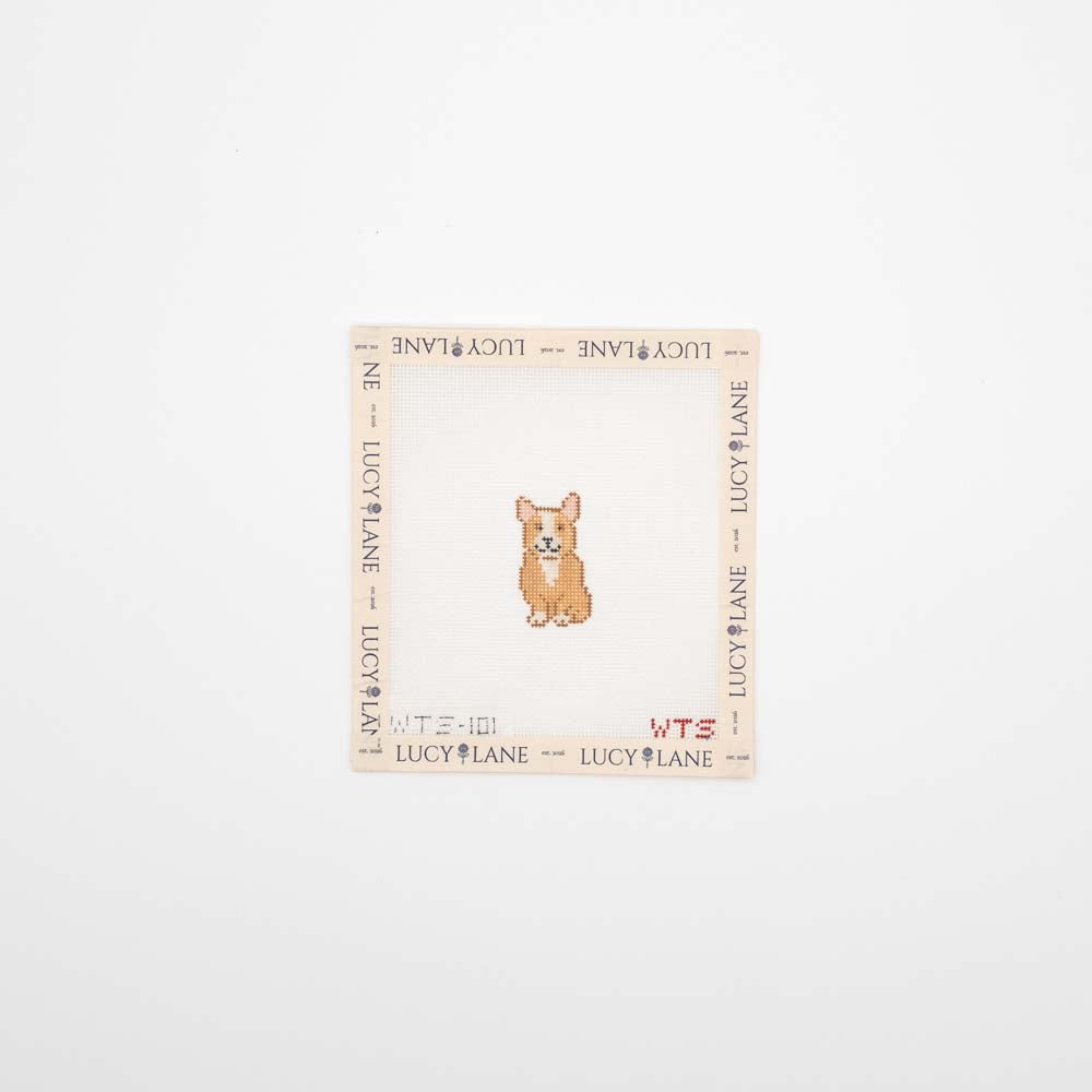 Mini Corgi Canvas - What's the Stitch
