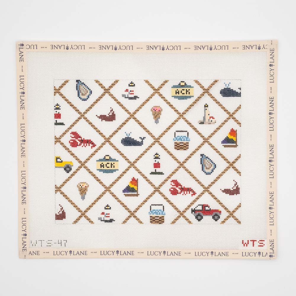 Nantucket Trellis Canvas - What's the Stitch