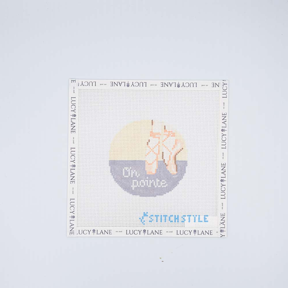 On Pointe Canvas - Stitch Style