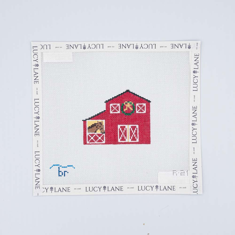 Horse Barn Canvas - Blue Ridge Stitchery