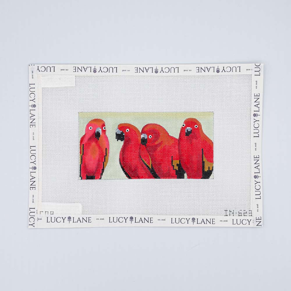 Red Birds Canvas IN623 - Colors of Praise