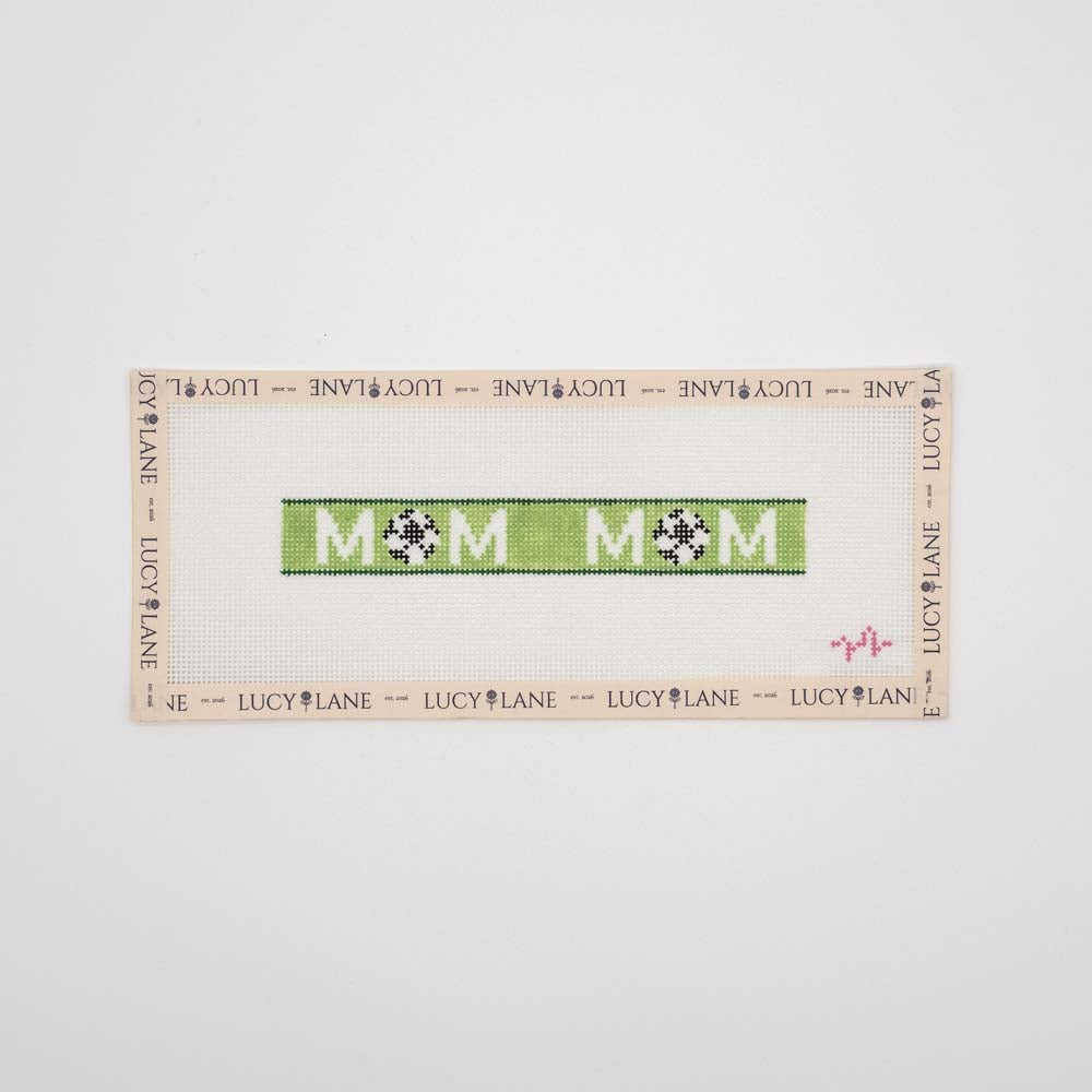 Soccer Mom Key Fob - Code Threaded Needlepoint