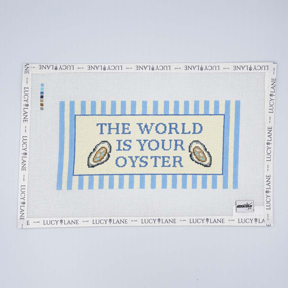 The World Is Your Oyster Canvas - Arden Gray Co
