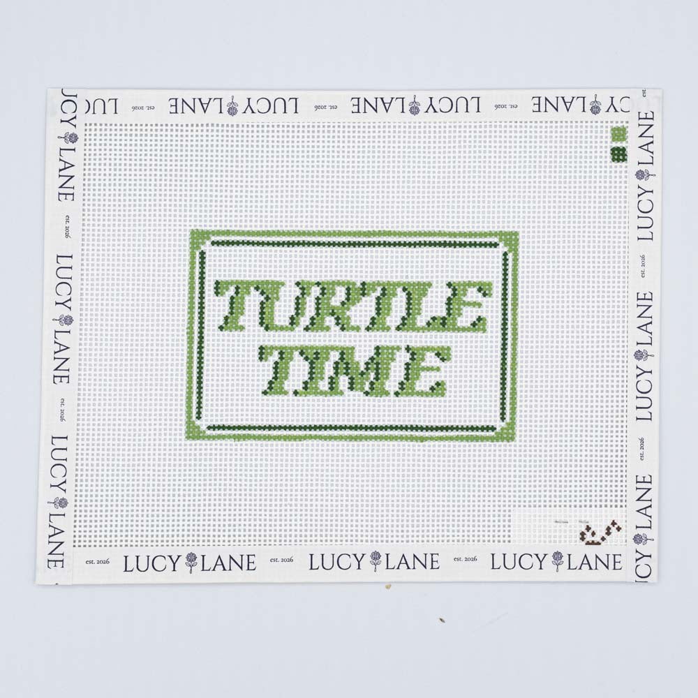 Turtle Time Canvas - Sunday Shoppe