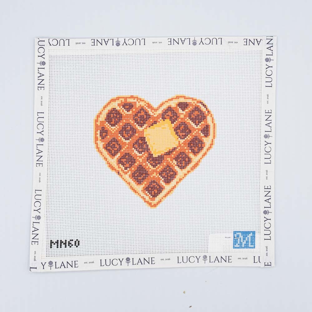 I Love You A Waffle Lot Canvas - Maura Nolan Designs