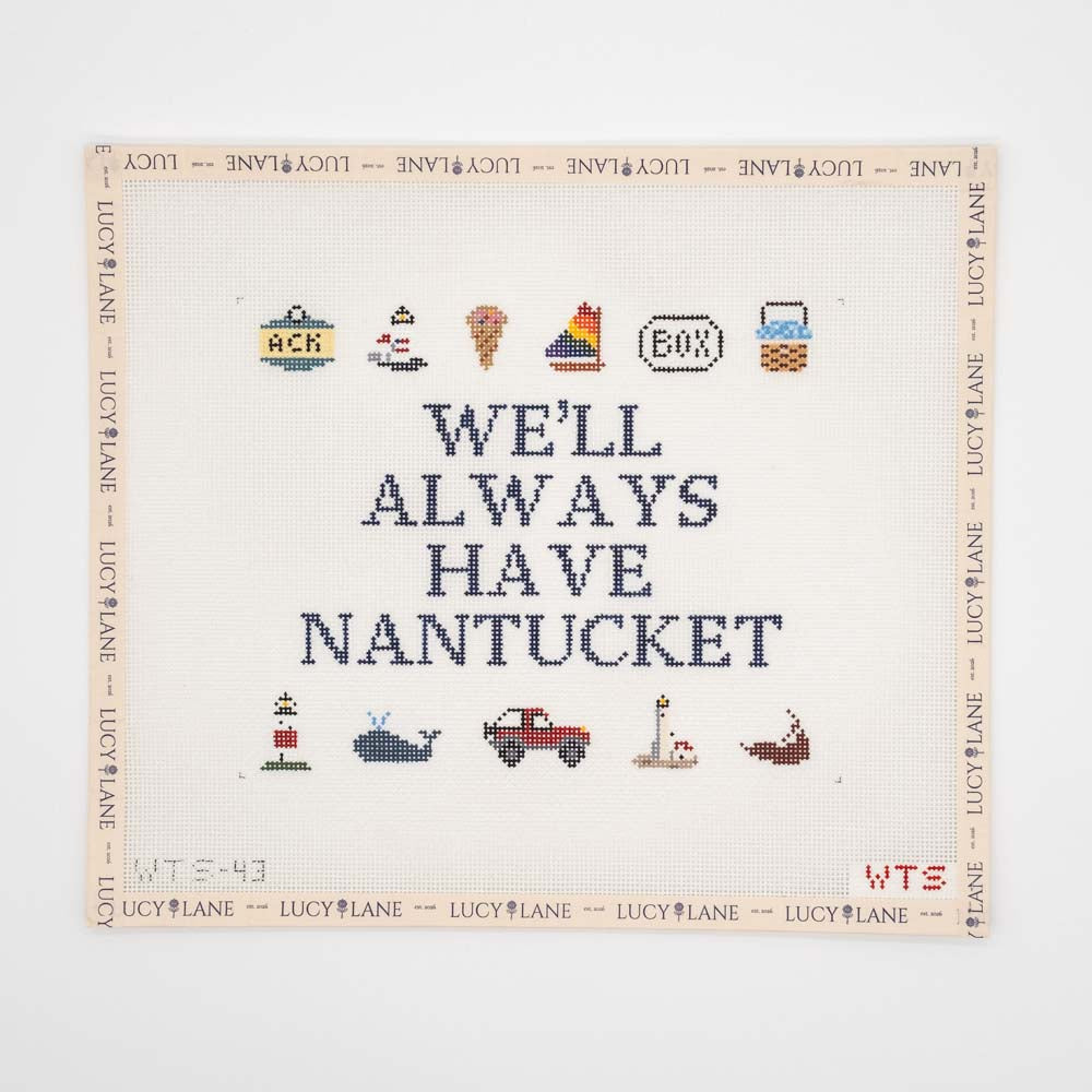 We’ll Always Have Nantucket Canvas - What's the Stitch